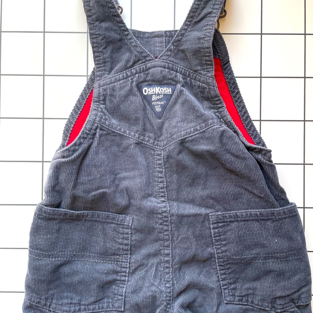 OshKoshtoddler lined corduroy overalls 18 months